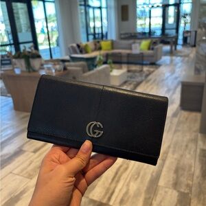 Gucci Marmont Black Leather Wallet
